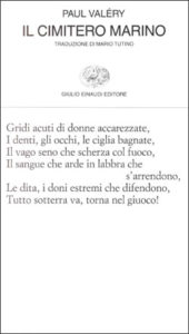 Copertina del libro Il cimitero marino di Paul Valéry