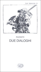Copertina del libro Due dialoghi di Ruzante (Angelo Beolco)