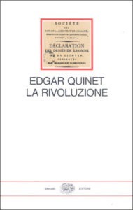 Copertina del libro La Rivoluzione di Edgar Quinet