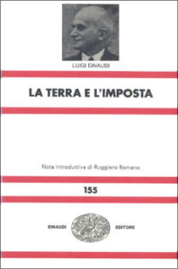 Copertina del libro La terra e l’imposta di Luigi Einaudi