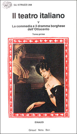 Copertina del libro Il Teatro italiano: V. La commedia e il dramma borghese dell’Ottocento 1 di VV.