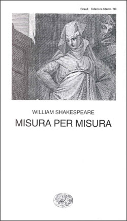 Copertina del libro Misura per misura di William Shakespeare