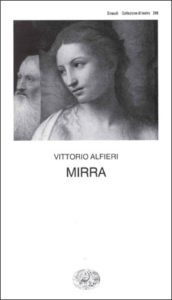 Copertina del libro Mirra di Vittorio Alfieri