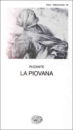 Copertina del libro La Piovana di Ruzante (Angelo Beolco)