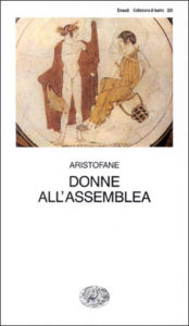 Copertina del libro Donne all’Assemblea di Aristofane