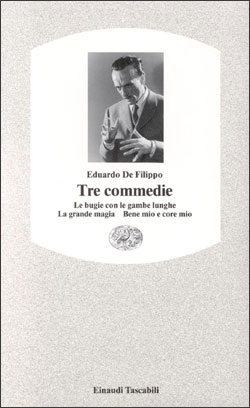 Copertina del libro Tre commedie. di Eduardo De Filippo