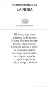Copertina del libro La rosa di Franco Scataglini