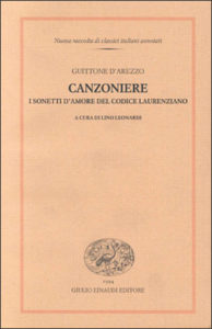 Copertina del libro Canzoniere di Guittone d'Arezzo