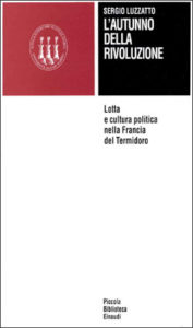 Copertina del libro L’autunno della Rivoluzione di Sergio Luzzatto