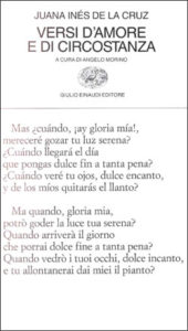 Copertina del libro Versi d’amore e di circostanza di Juana Inés de la Cruz