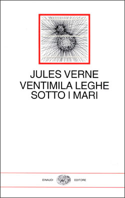 Copertina del libro Ventimila leghe sotto i mari di Jules Verne