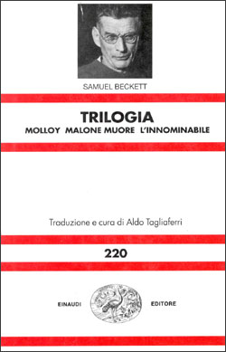 Copertina del libro Trilogia (Molloy, Malone muore, L’innominabile) di Samuel Beckett