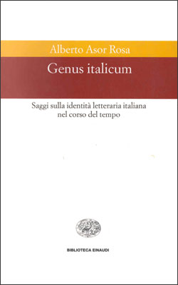 Copertina del libro Genus italicum di Alberto Asor Rosa