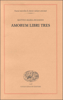 Copertina del libro Amorum libri tres di Matteo Maria Boiardo