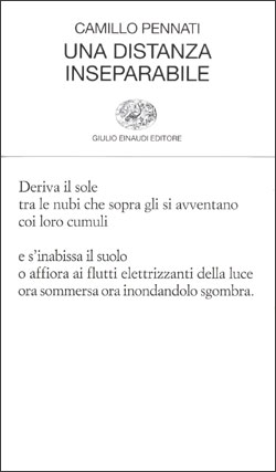 Copertina del libro Una distanza inseparabile di Camillo Pennati