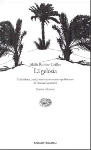 Copertina del libro La gelosia di Alain Robbe-Grillet