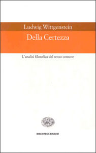 Copertina del libro Della certezza di Ludwig Wittgenstein