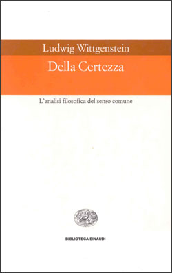 Copertina del libro Della certezza di Ludwig Wittgenstein