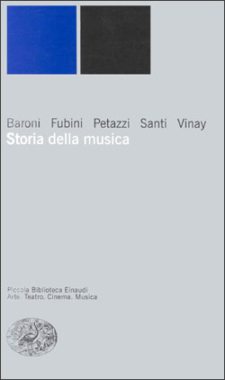 Copertina del libro Storia della musica