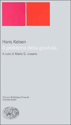 Copertina del libro Il problema della giustizia di Hans Kelsen