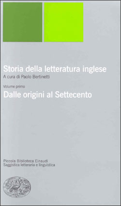 Copertina del libro Storia della letteratura inglese. I. Dalle origini al Settecento di VV.