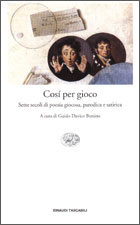 Copertina del libro Cosí per gioco di VV.