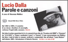 Copertina del libro Parole e canzoni di Lucio Dalla