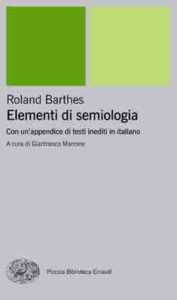 Copertina del libro Elementi di semiologia di Roland Barthes