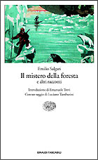 Copertina del libro Il mistero della foresta di Emilio Salgari