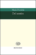 Copertina del libro Del sentire di Mario Perniola