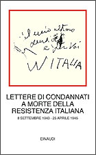 Copertina del libro Lettere di condannati a morte della Resistenza italiana di VV.