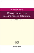 Copertina del libro Dialogo sopra i due massimi sistemi del mondo di Galileo Galilei