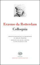 Copertina del libro Colloquia di Erasmo da Rotterdam