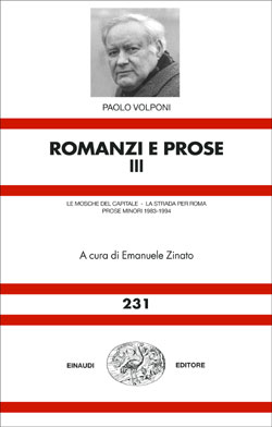 Copertina del libro Romanzi e prose III di Paolo Volponi