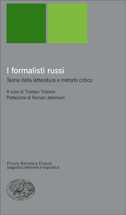 Copertina del libro I formalisti russi di VV.