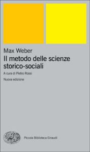Copertina del libro Il metodo delle scienze storico-sociali di Max Weber