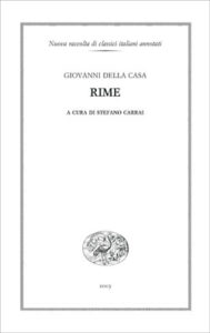 Copertina del libro Rime di Giovanni Della Casa