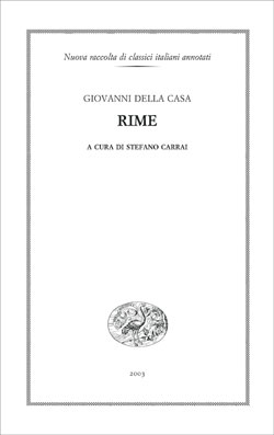 Copertina del libro Rime di Giovanni Della Casa