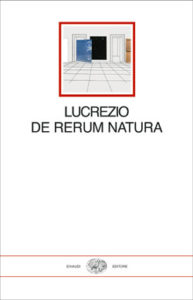 Copertina del libro De rerum natura di Lucrezio