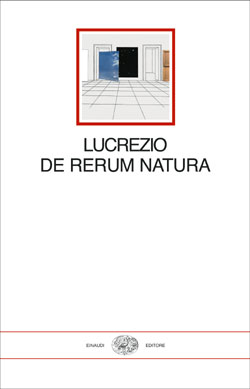 Copertina del libro De rerum natura di Lucrezio