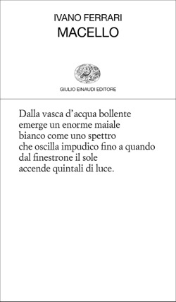 Copertina del libro Macello di Ivano Ferrari