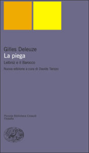 Copertina del libro La piega di Gilles Deleuze