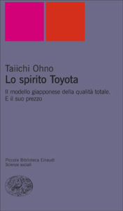 Copertina del libro Lo spirito Toyota di Taiichi Ohno