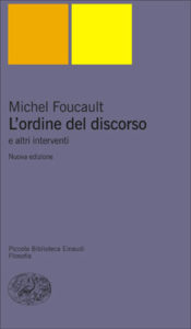 Copertina del libro L’ordine del discorso di Michel Foucault