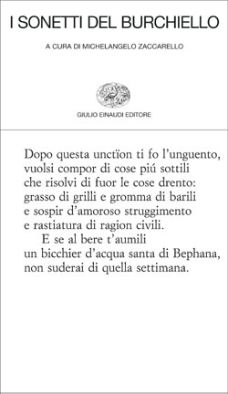 Copertina del libro I sonetti del Burchiello di VV.