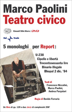 Copertina del libro Teatro civico di Marco Paolini