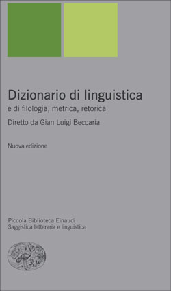 Copertina del libro Dizionario di linguistica di VV.