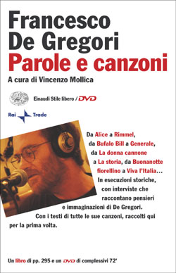 Copertina del libro Parole e canzoni di Francesco De Gregori