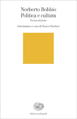 Copertina del libro Politica e cultura di Norberto Bobbio