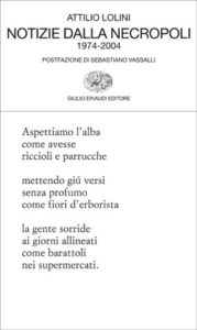 Copertina del libro Notizie dalla necropoli di Attilio Lolini